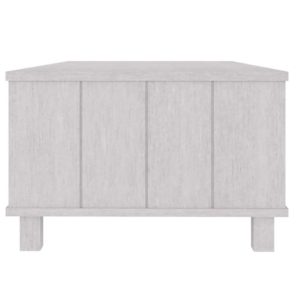 Salontafel Hamar 00X55X35 Cm Massief Grenenhout Wit