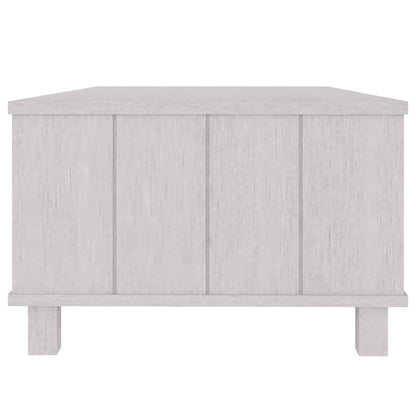 Salontafel Hamar 00X55X35 Cm Massief Grenenhout Wit