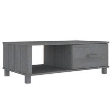 Salontafel Hamar 00X55X35 Cm Massief Grenenhout Donkergrijs