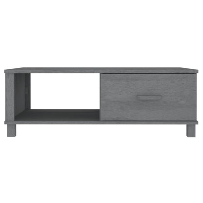 Salontafel Hamar 00X55X35 Cm Massief Grenenhout Donkergrijs