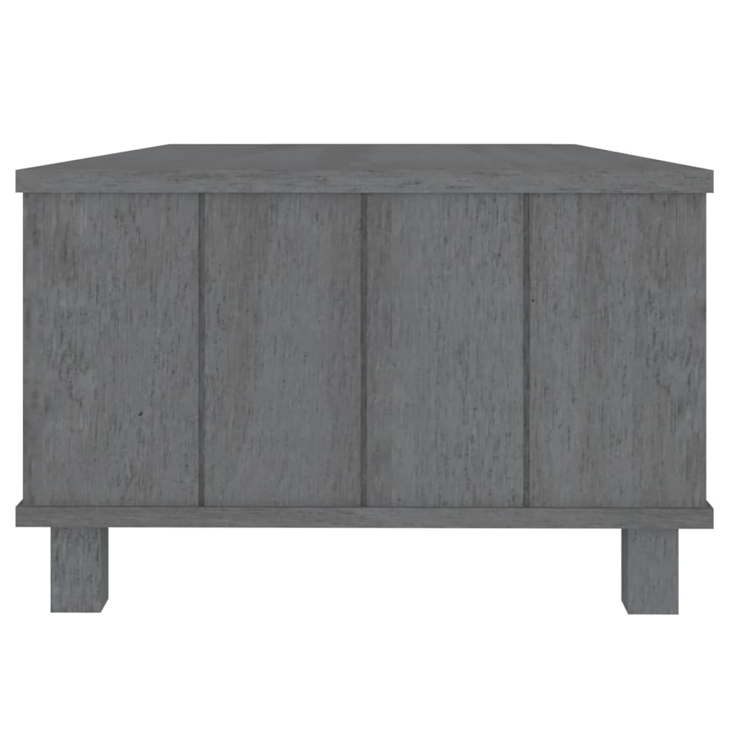 Salontafel Hamar 00X55X35 Cm Massief Grenenhout Donkergrijs