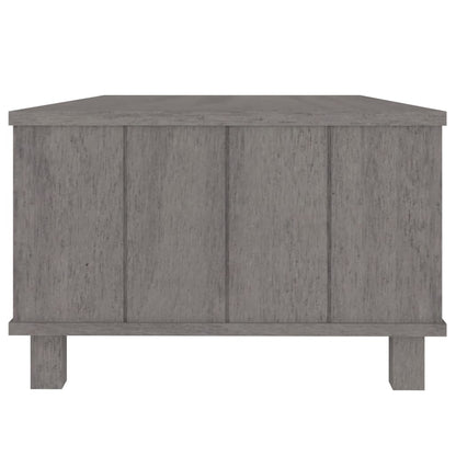 Salontafel Hamar 00X55X35 Cm Massief Grenenhout Lichtgrijs