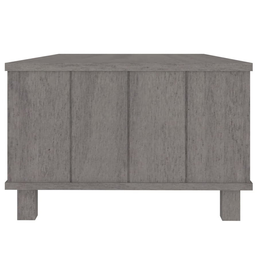 Salontafel Hamar 00X55X35 Cm Massief Grenenhout Lichtgrijs
