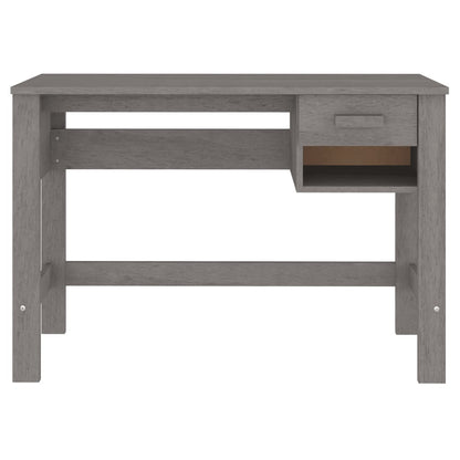Bureau Hamar 110X40X75 Cm Massief Grenenhout Lichtgrijs