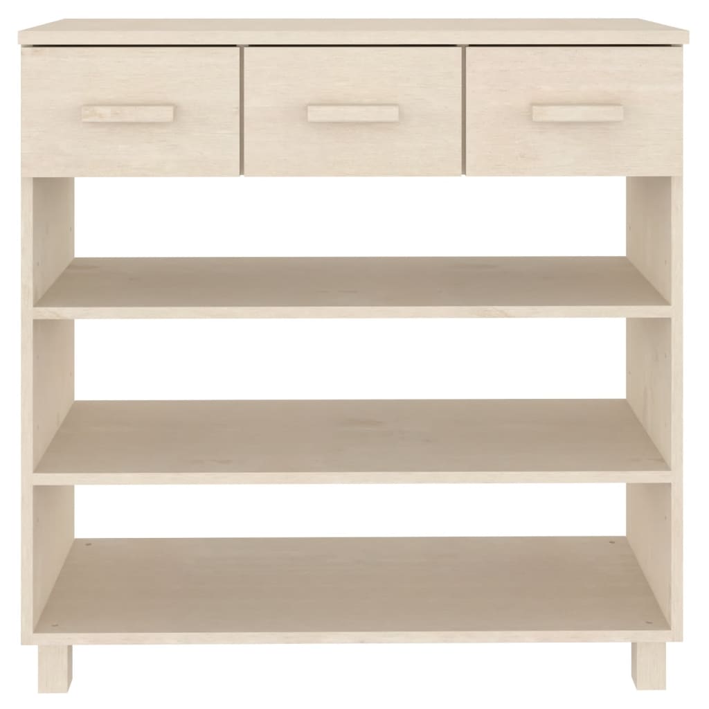 Wandtafel Hamar 90X35X90 Cm Massief Grenenhout Honingbruin