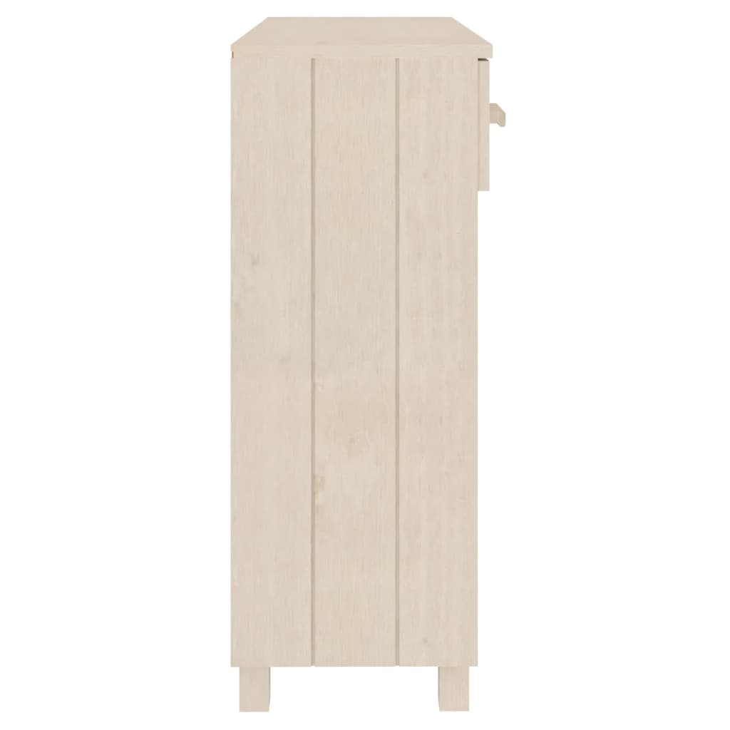 Wandtafel Hamar 90X35X90 Cm Massief Grenenhout Honingbruin