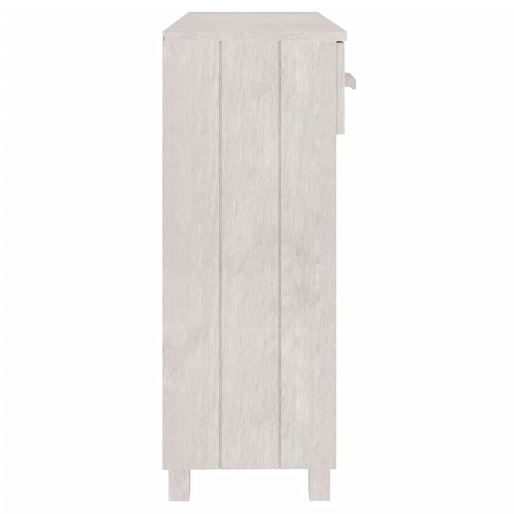 Wandtafel Hamar 90X35X90 Cm Massief Grenenhout Wit