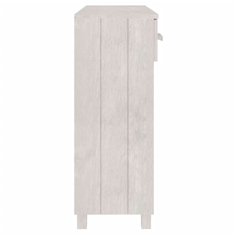 Wandtafel Hamar 90X35X90 Cm Massief Grenenhout Wit
