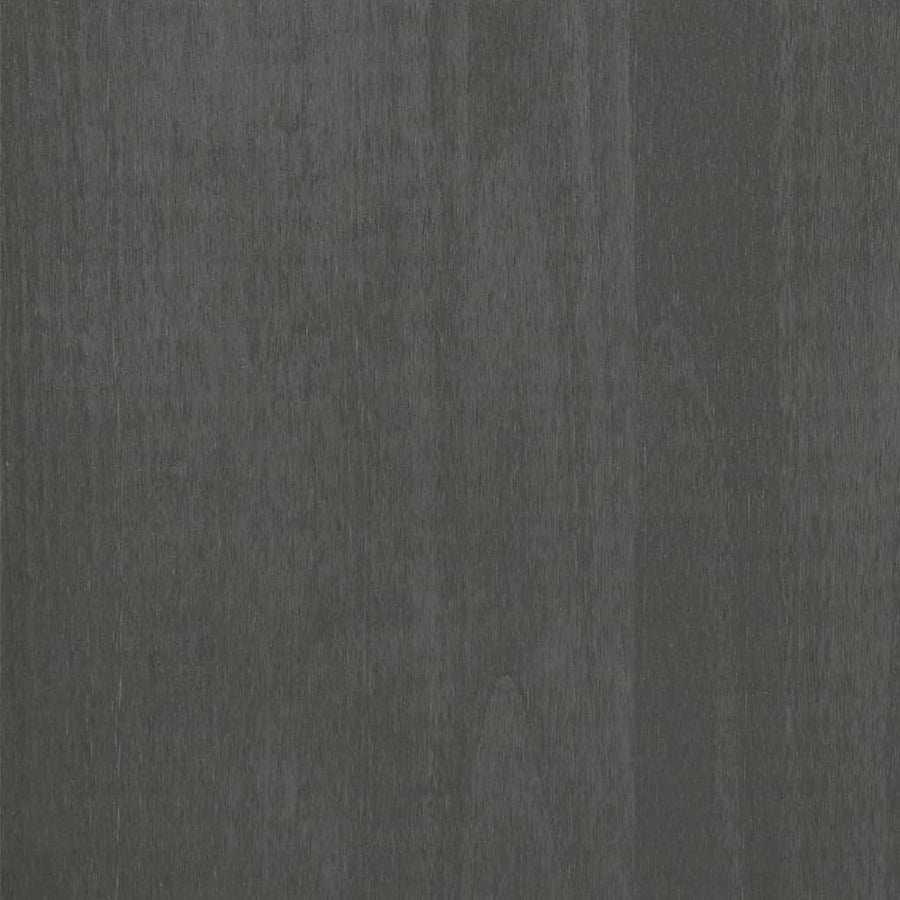 Tv-Meubel Hamar 06X40X40 Cm Massief Grenenhout Donkergrijs