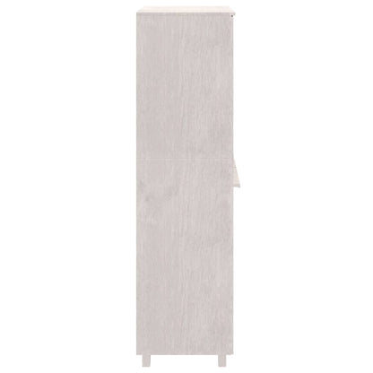 Kledingkast Hamar 89X50X180 Cm Massief Grenenhout Wit