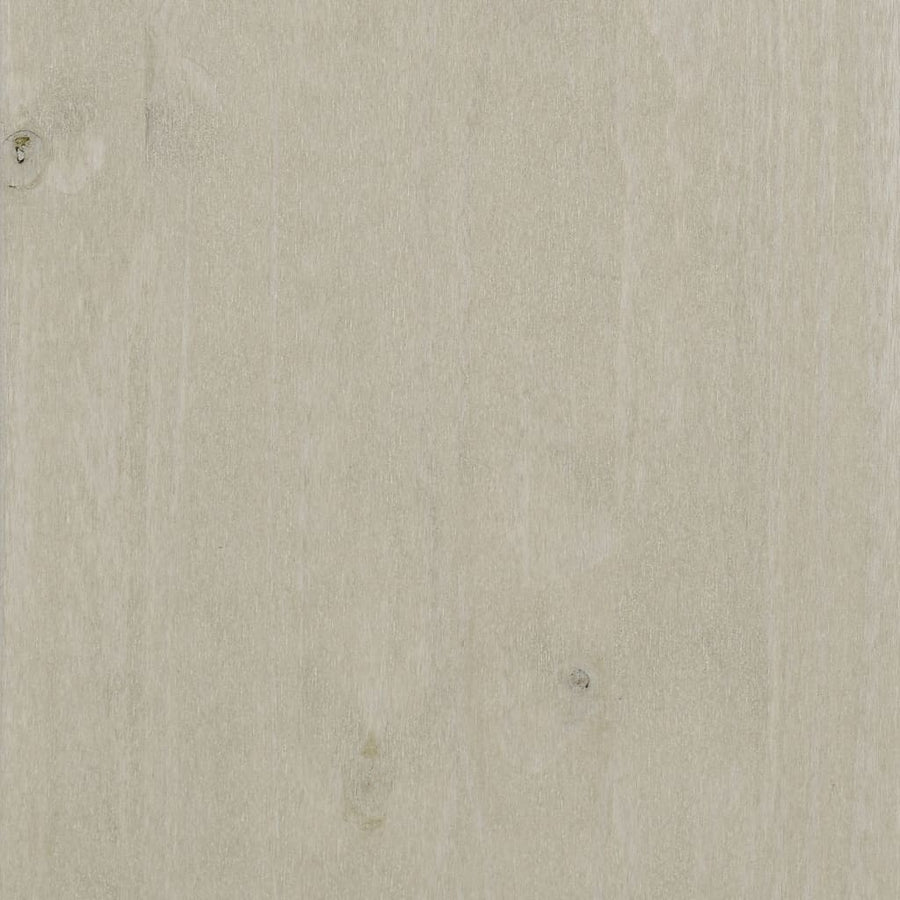 Kledingkast Hamar 89X50X180 Cm Massief Grenenhout Wit
