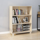 Boekenkast 85x35x112 cm massief grenenhout honingbruin