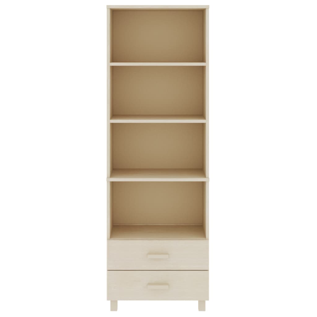 Hoge Kast Hamar 60X35X80 Cm Massief Grenenhout Honingbruin