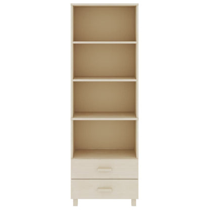 Hoge Kast Hamar 60X35X80 Cm Massief Grenenhout Honingbruin