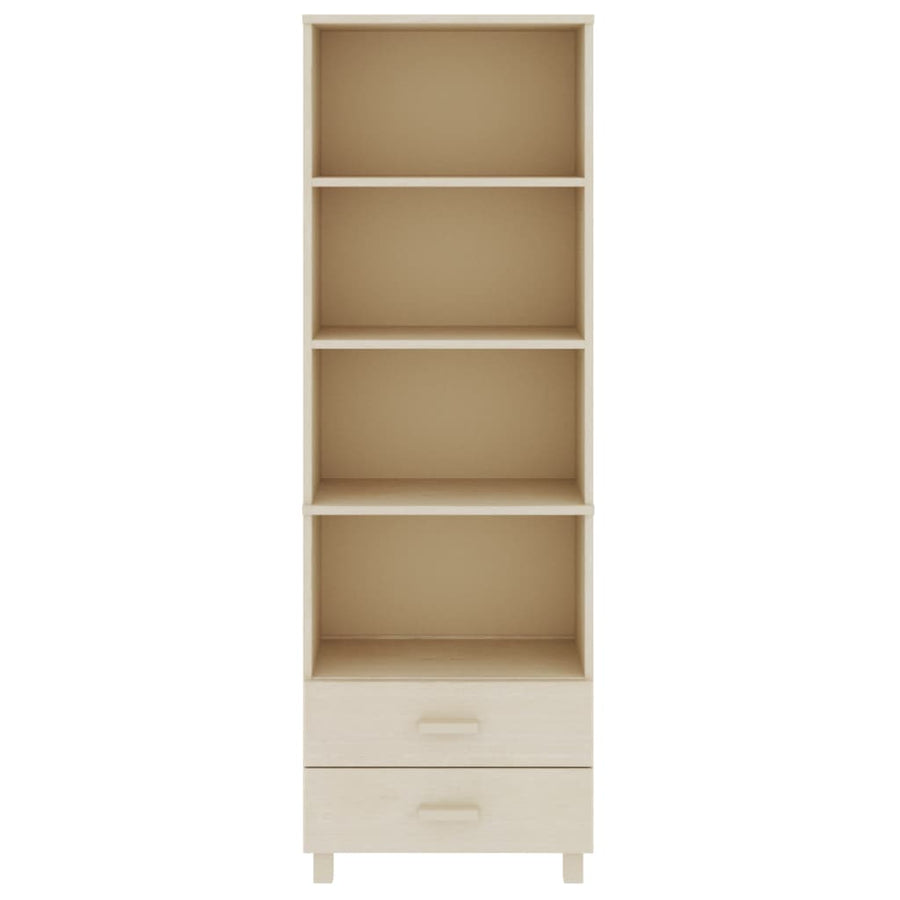 Hoge Kast Hamar 60X35X80 Cm Massief Grenenhout Honingbruin