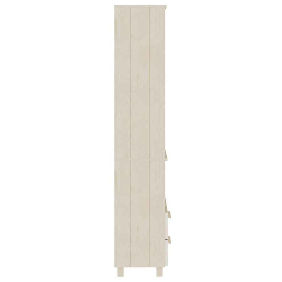 Hoge Kast Hamar 60X35X80 Cm Massief Grenenhout Honingbruin