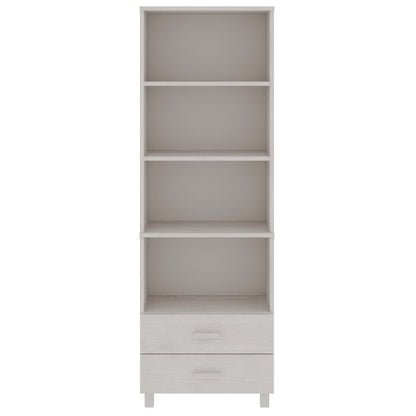 Hoge Kast Hamar 60X35X80 Cm Massief Grenenhout Wit