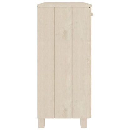 Dressoir Hamar 85X35X80 Cm Massief Grenenhout Honingbruin