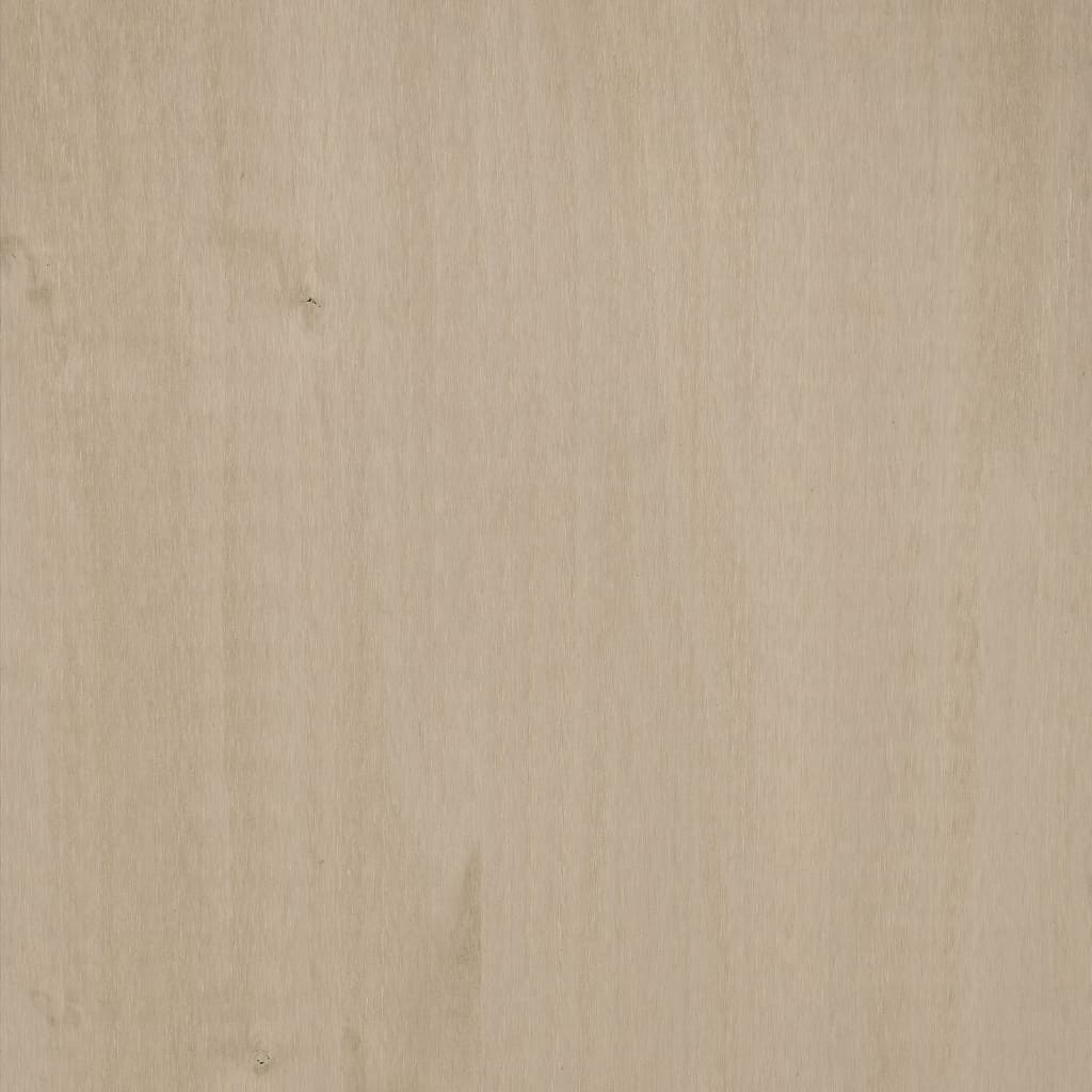 Dressoir Hamar 85X35X80 Cm Massief Grenenhout Honingbruin