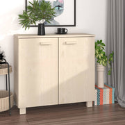 Dressoir massief grenenhout 85x35x80 cm honingbruin