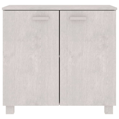 Dressoir Hamar 85X35X80 Cm Massief Grenenhout Wit