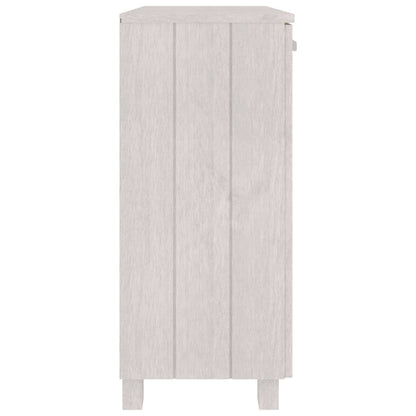 Dressoir Hamar 85X35X80 Cm Massief Grenenhout Wit