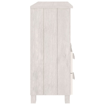 Dressoir Hamar 85X35X80 Cm Massief Grenenhout Wit