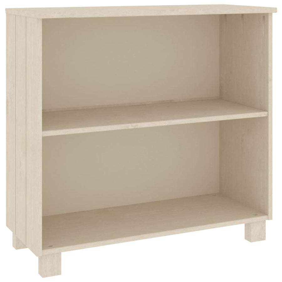 Dressoir Hamar 85X35X80 Cm Massief Grenenhout Honingbruin