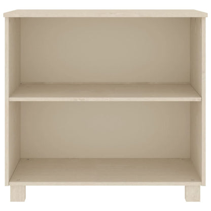 Dressoir Hamar 85X35X80 Cm Massief Grenenhout Honingbruin