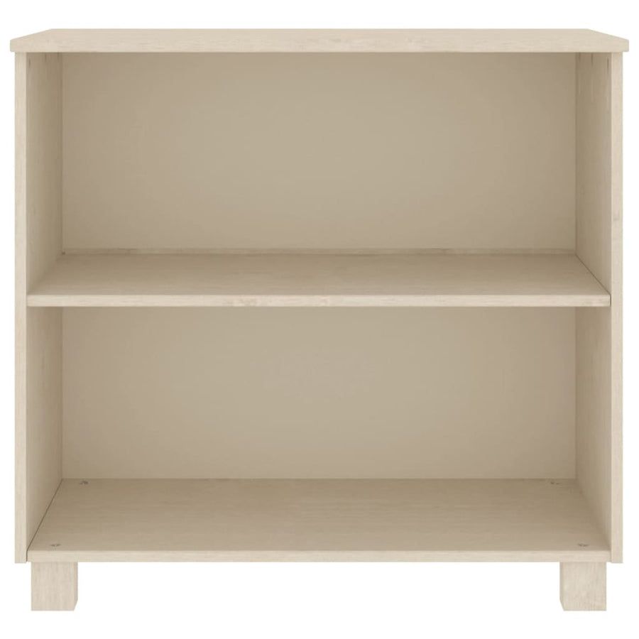 Dressoir Hamar 85X35X80 Cm Massief Grenenhout Honingbruin