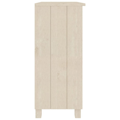 Dressoir Hamar 85X35X80 Cm Massief Grenenhout Honingbruin