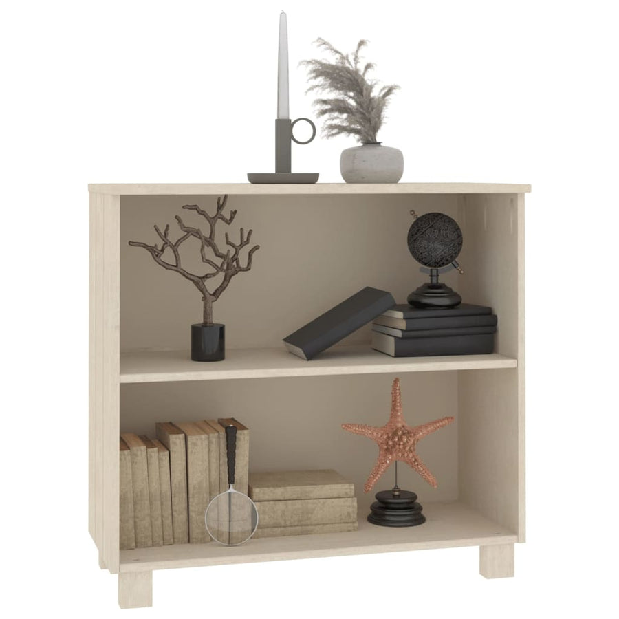 Dressoir Hamar 85X35X80 Cm Massief Grenenhout Honingbruin
