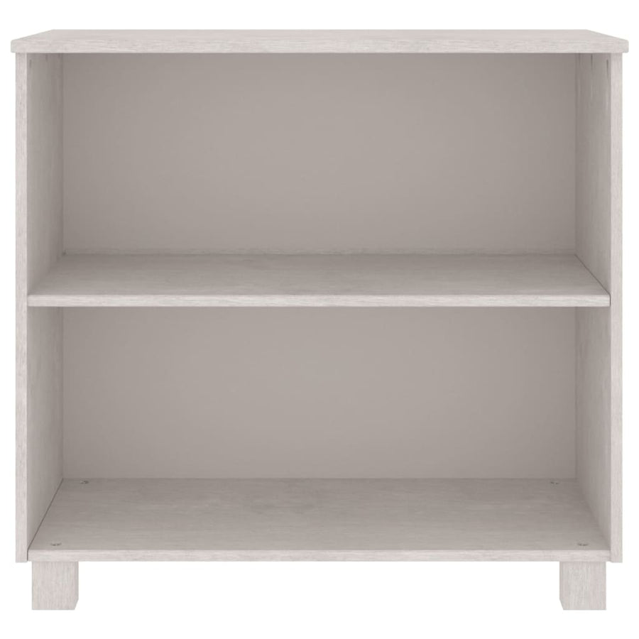 Dressoir Hamar 85X35X80 Cm Massief Grenenhout Wit