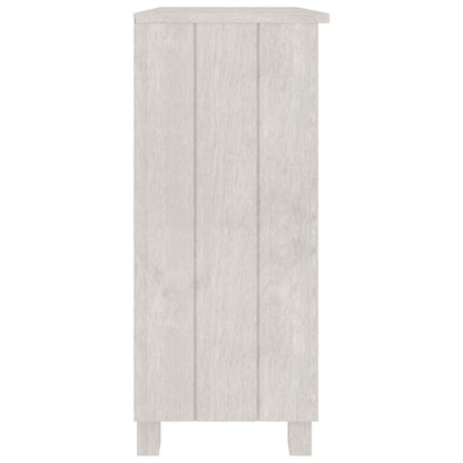 Dressoir Hamar 85X35X80 Cm Massief Grenenhout Wit