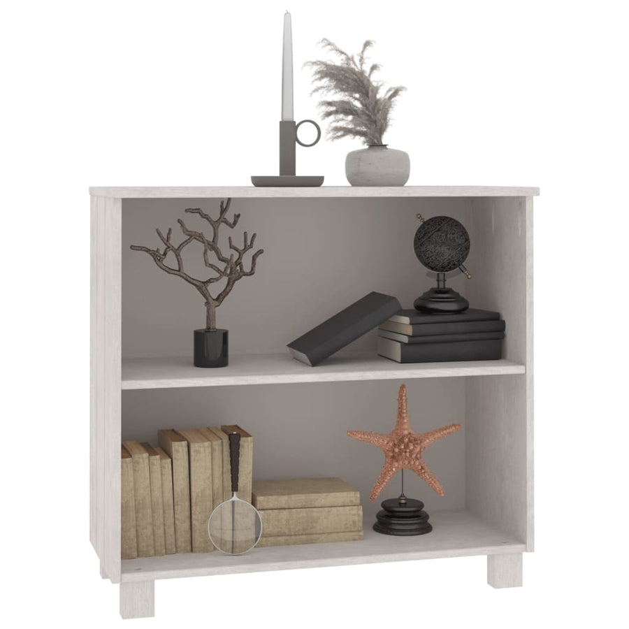 Dressoir Hamar 85X35X80 Cm Massief Grenenhout Wit