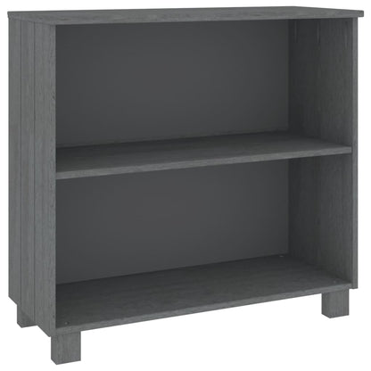 Dressoir Hamar 85X35X80 Massief Grenenhout Donkergrijs