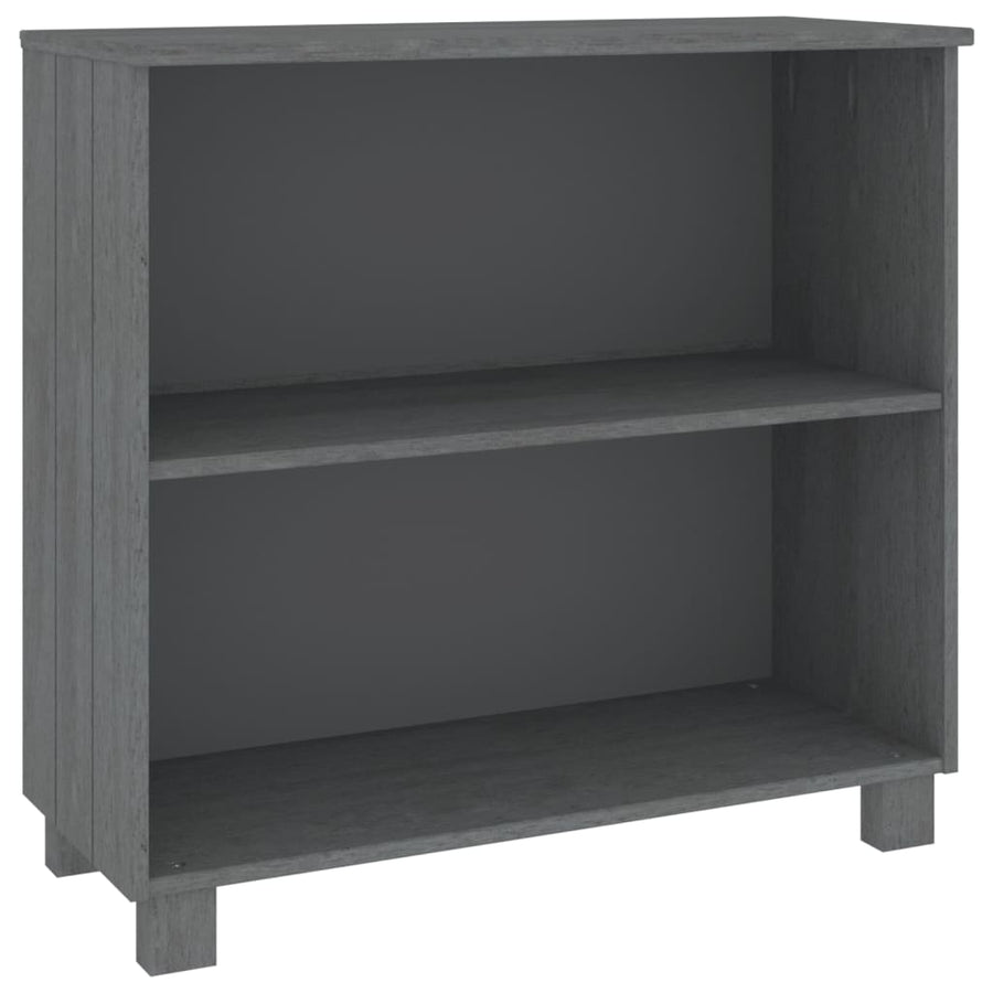 Dressoir Hamar 85X35X80 Massief Grenenhout Donkergrijs