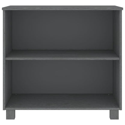 Dressoir Hamar 85X35X80 Massief Grenenhout Donkergrijs