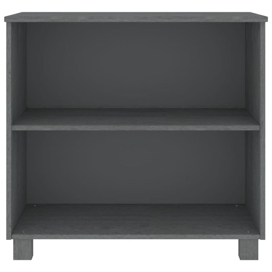 Dressoir Hamar 85X35X80 Massief Grenenhout Donkergrijs