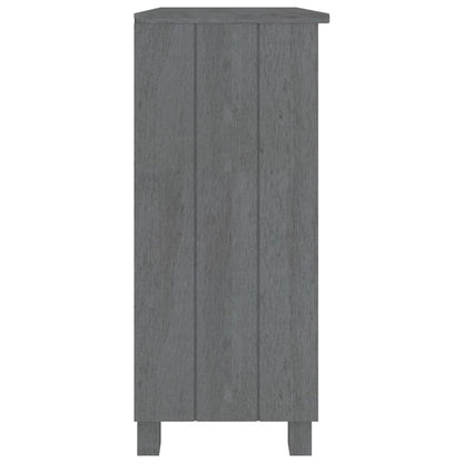 Dressoir Hamar 85X35X80 Massief Grenenhout Donkergrijs