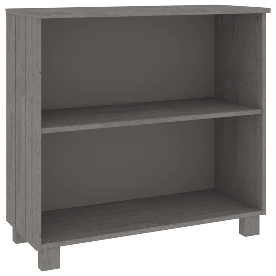 Dressoir Hamar 85X35X80 Cm Massief Grenenhout Lichtgrijs