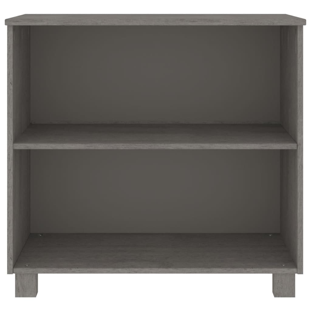 Dressoir Hamar 85X35X80 Cm Massief Grenenhout Lichtgrijs