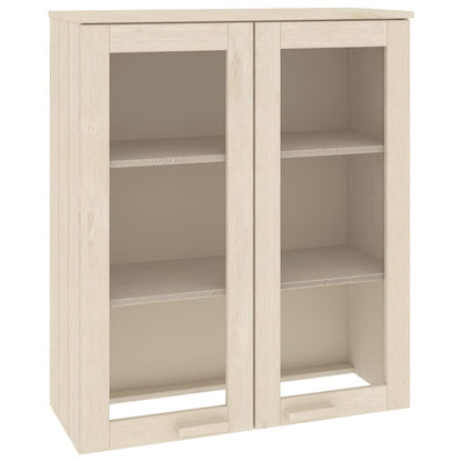 Opzetkast Hamar 85X35X100 Cm Massief Grenenhout Honingbruin
