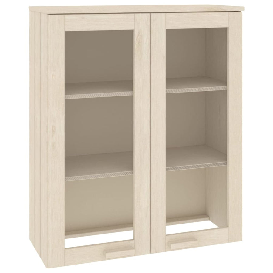 Opzetkast Hamar 85X35X100 Cm Massief Grenenhout Honingbruin