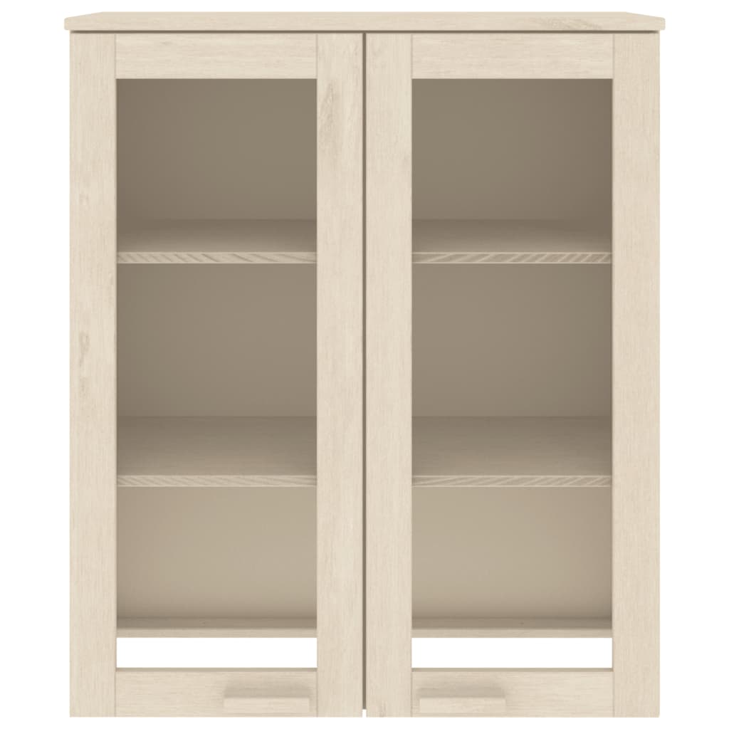 Opzetkast Hamar 85X35X100 Cm Massief Grenenhout Honingbruin