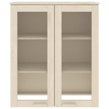 Opzetkast Hamar 85X35X100 Cm Massief Grenenhout Honingbruin