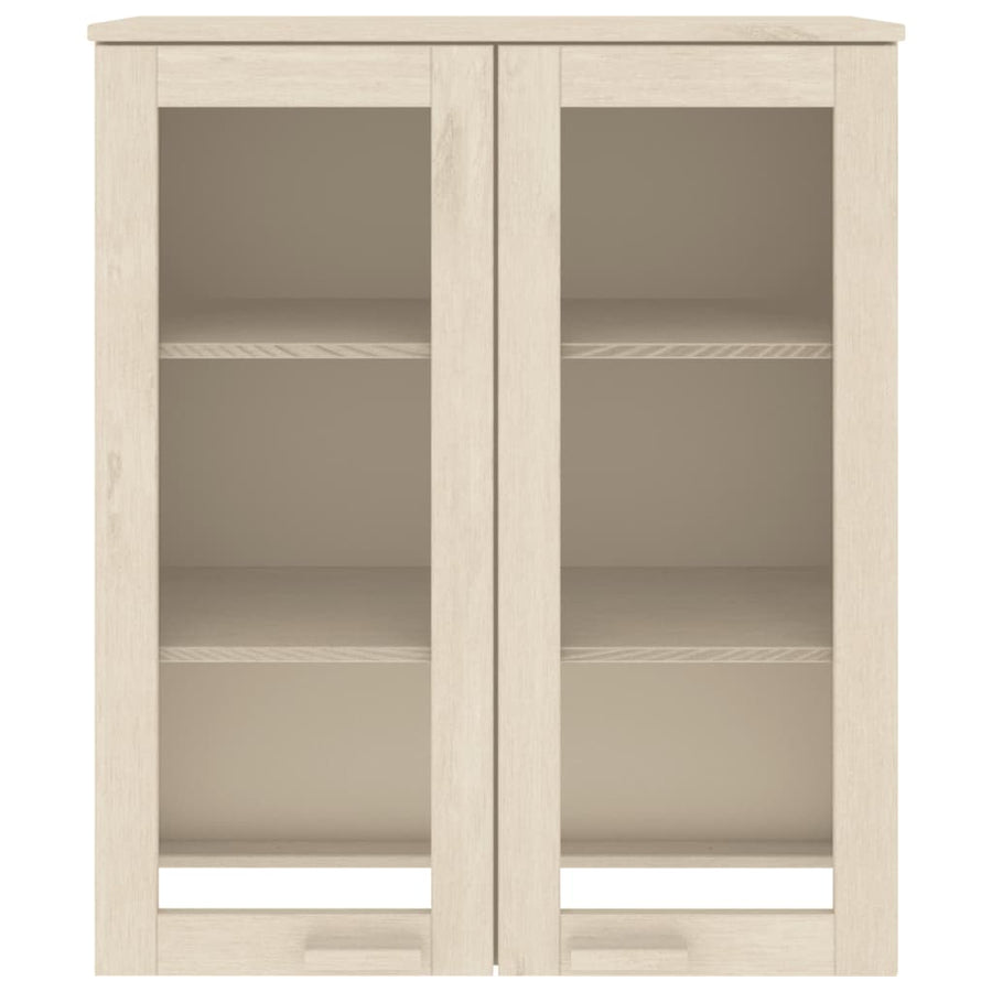 Opzetkast Hamar 85X35X100 Cm Massief Grenenhout Honingbruin