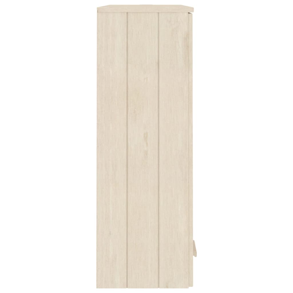 Opzetkast Hamar 85X35X100 Cm Massief Grenenhout Honingbruin