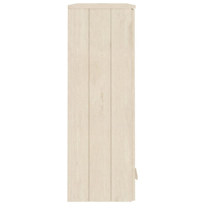Opzetkast Hamar 85X35X100 Cm Massief Grenenhout Honingbruin
