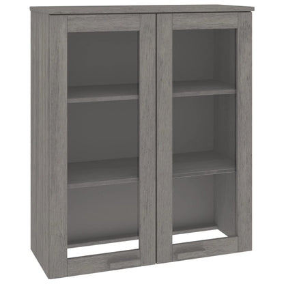 Opzetkast Hamar 85X35X00 Cm Massief Grenenhout Lichtgrijs